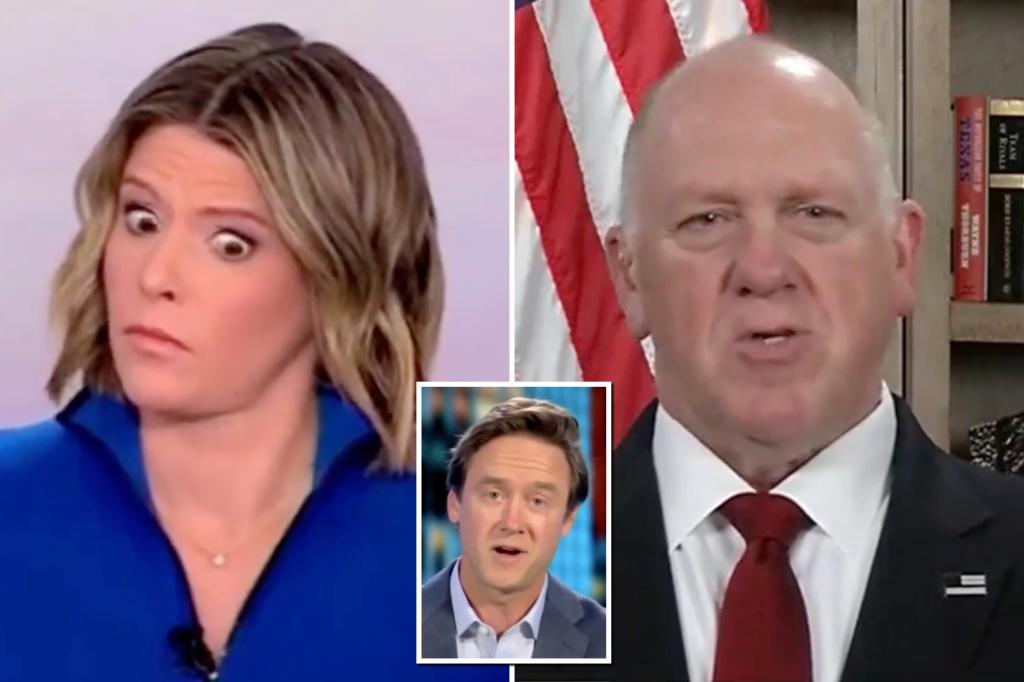 CNN host visibly surprised by border czar Trump says he's 'willing to put' Dem mayor in jail for blocking deportations